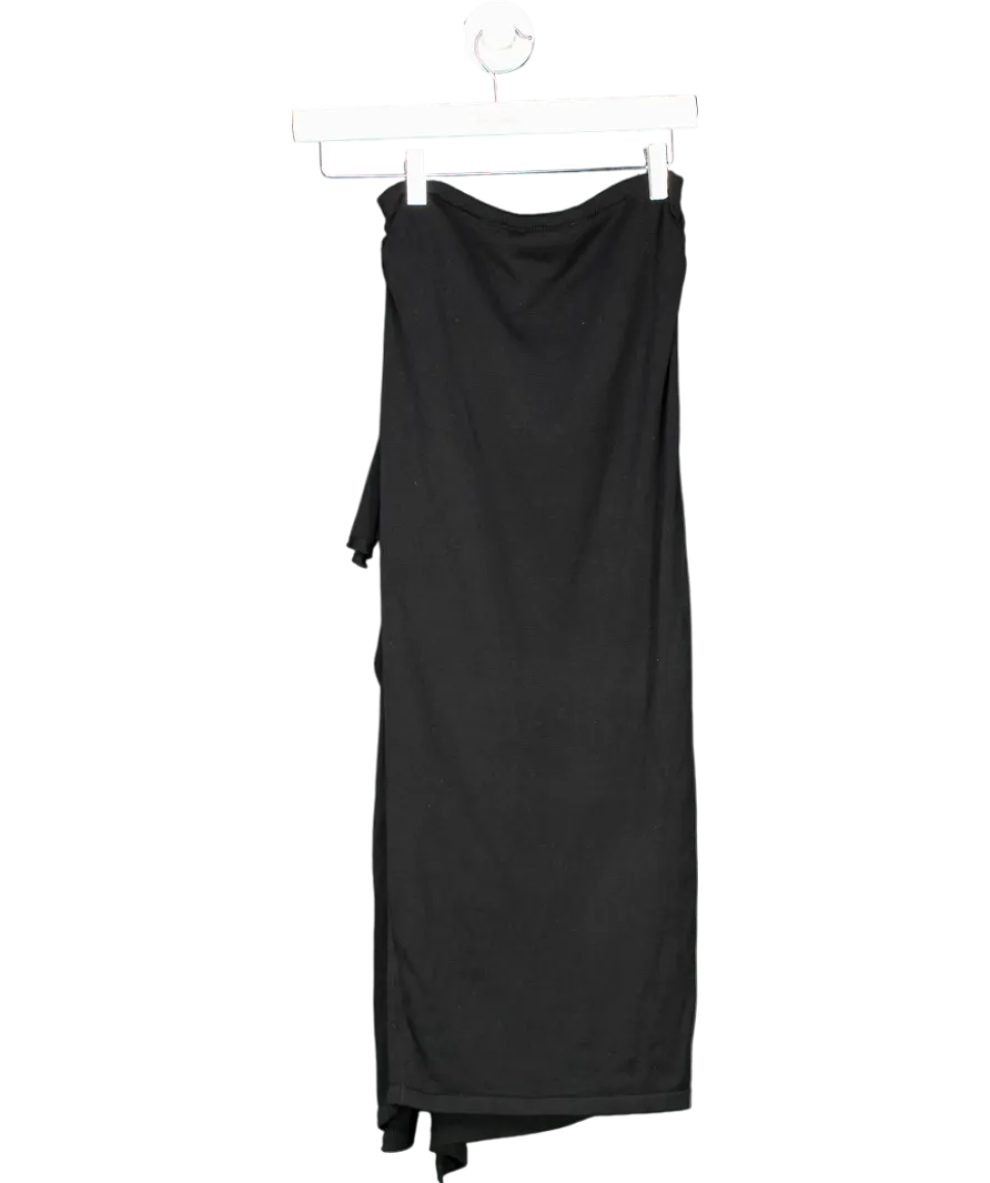 Lioness Black Banks Midi Skirt Onyx UK XS
