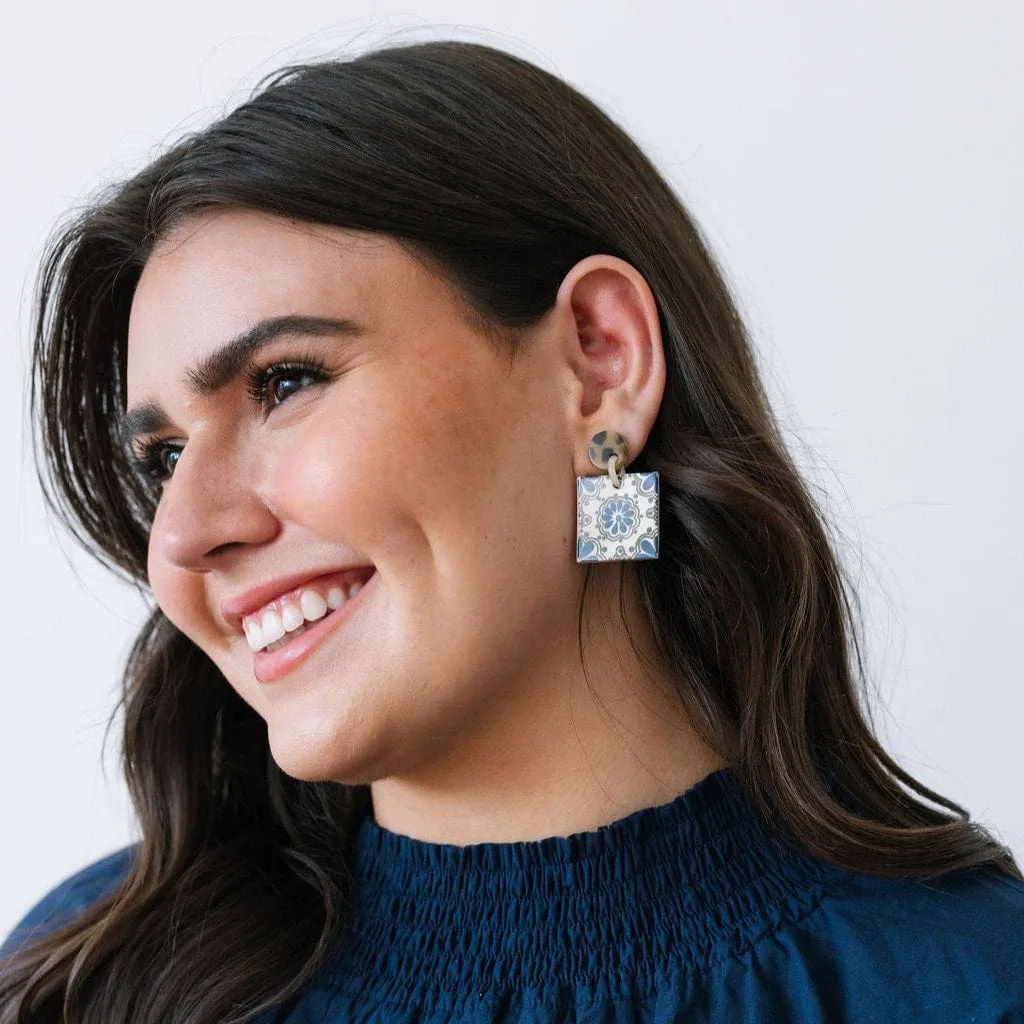 Madre Block Earrings