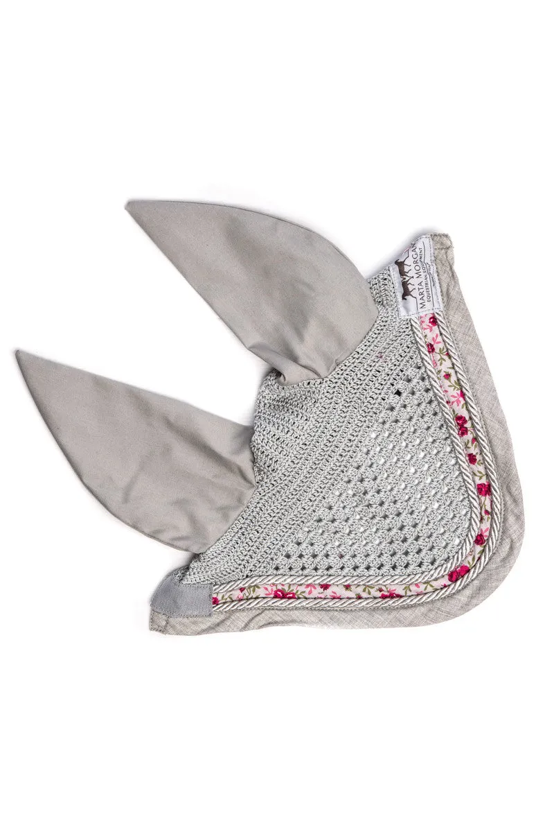 Marta Morgan Fly Ears (Grey with a Floral Trim)