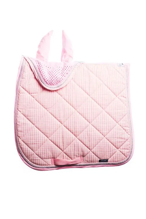 Marta Morgan Fly Ears (Pink with a Pink/White Check trim)