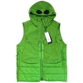 Men's Shell-R Goggles Gilet Green Size IT 52 / XL