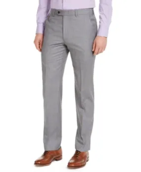 Michael Kors Mens Classic fit Dress Pants 32 / 30 Light Grey Stretch