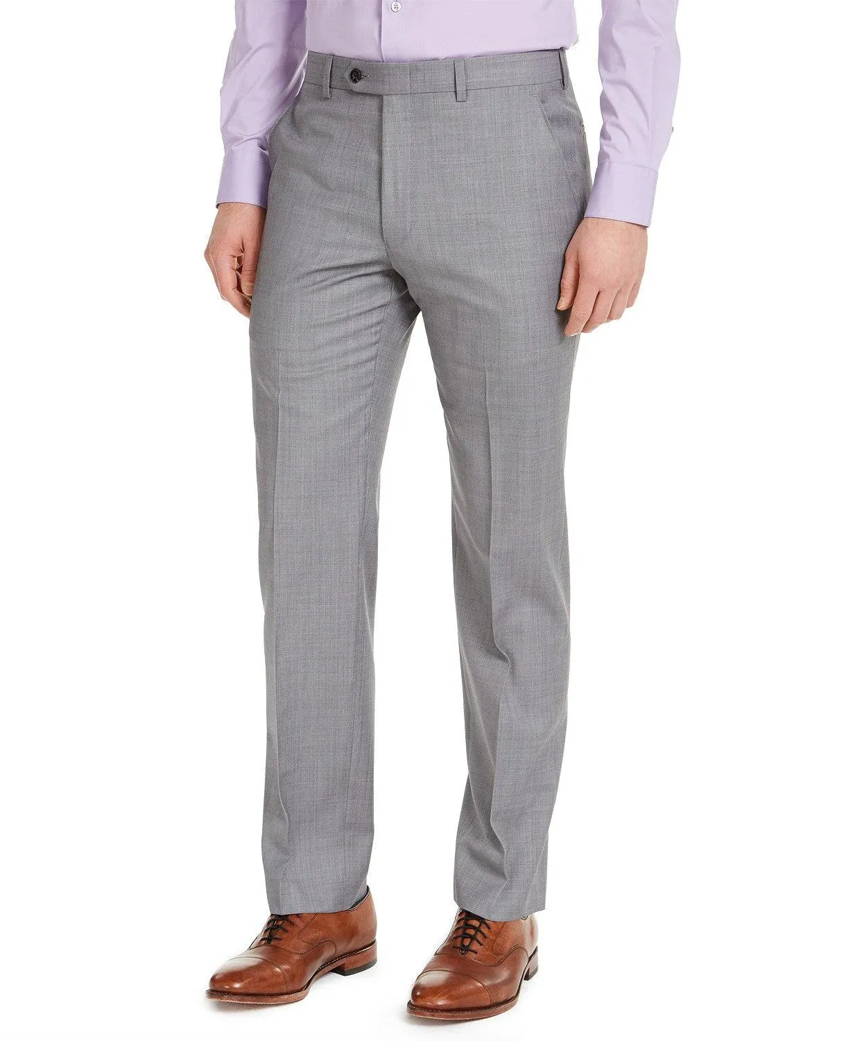 Michael Kors Mens Classic fit Dress Pants 32 / 30 Light Grey Stretch