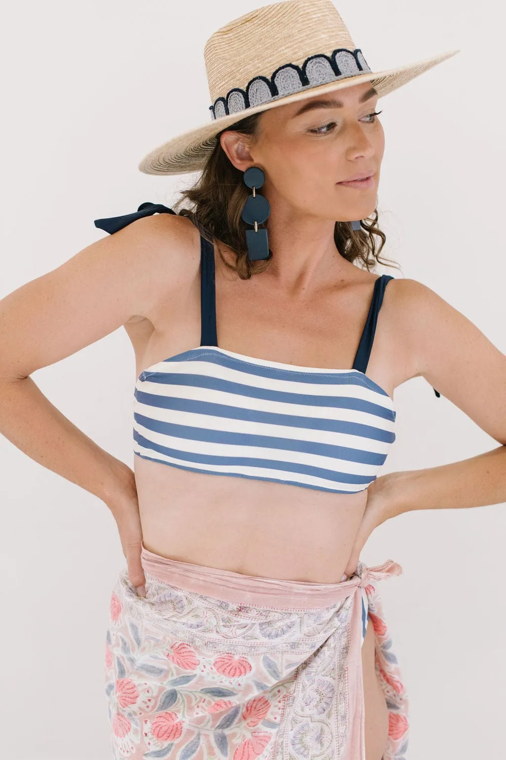 Navy Harbor Earrings