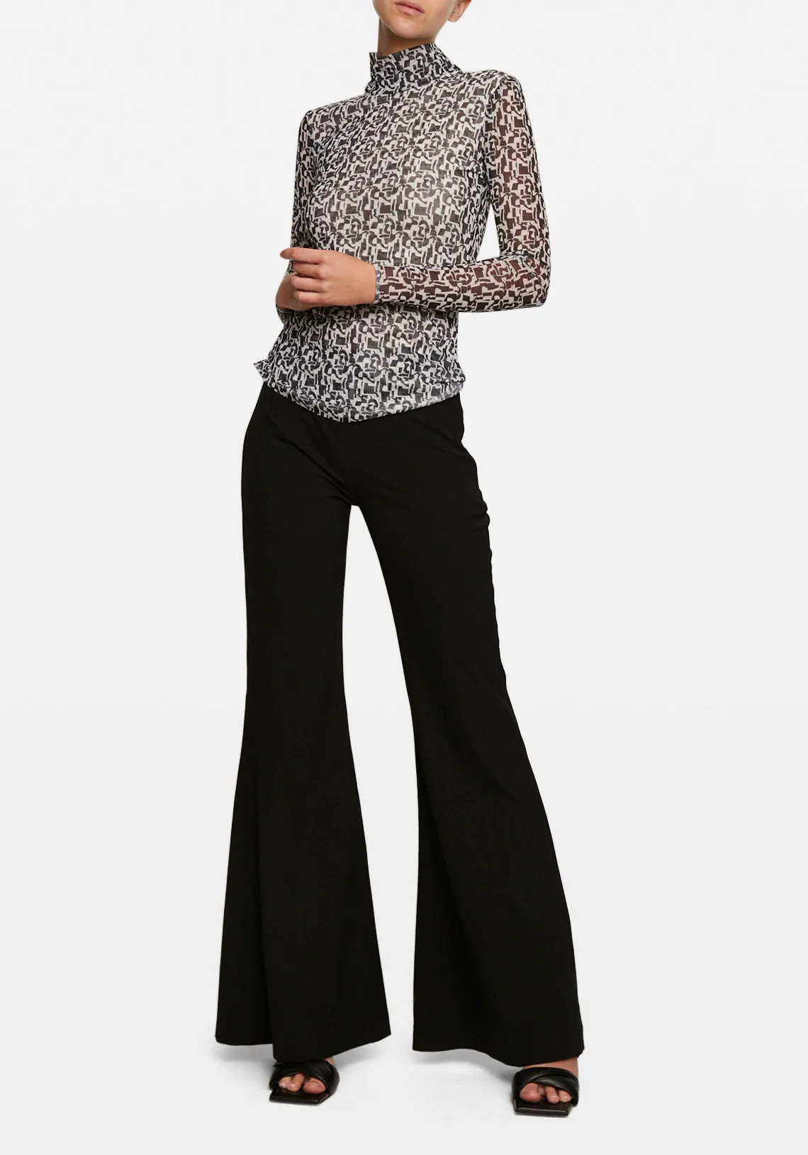 Nicole Pant Black Structure