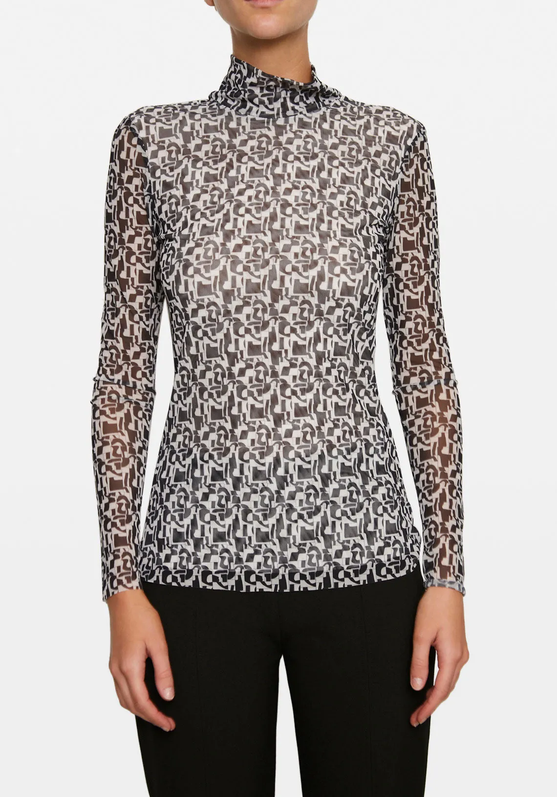 Nicole Pant Black Structure
