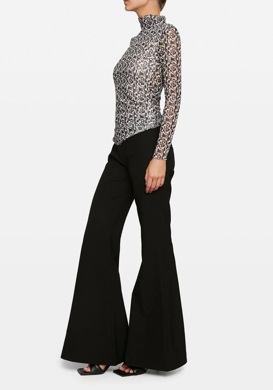 Nicole Pant Black Structure