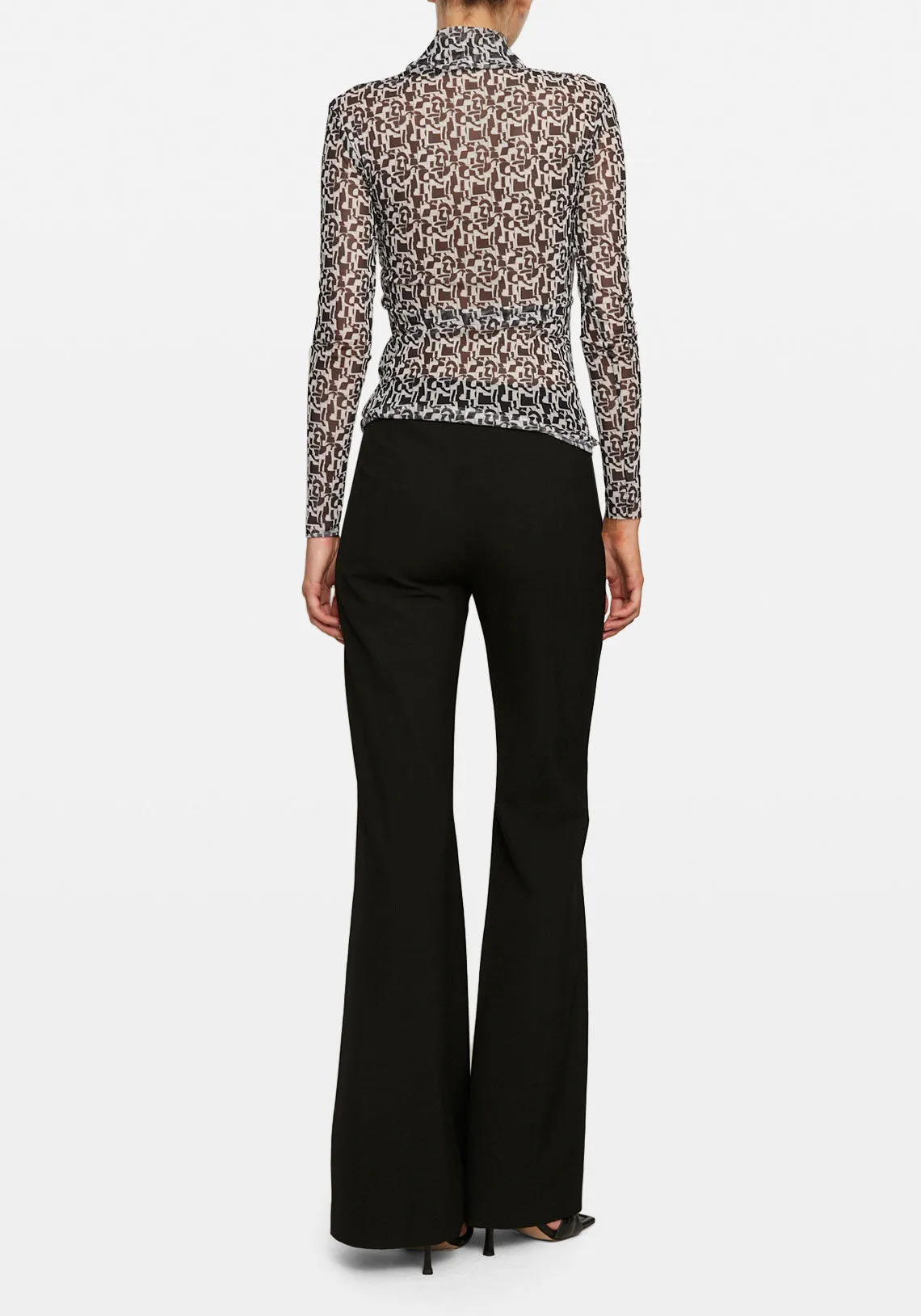Nicole Pant Black Structure
