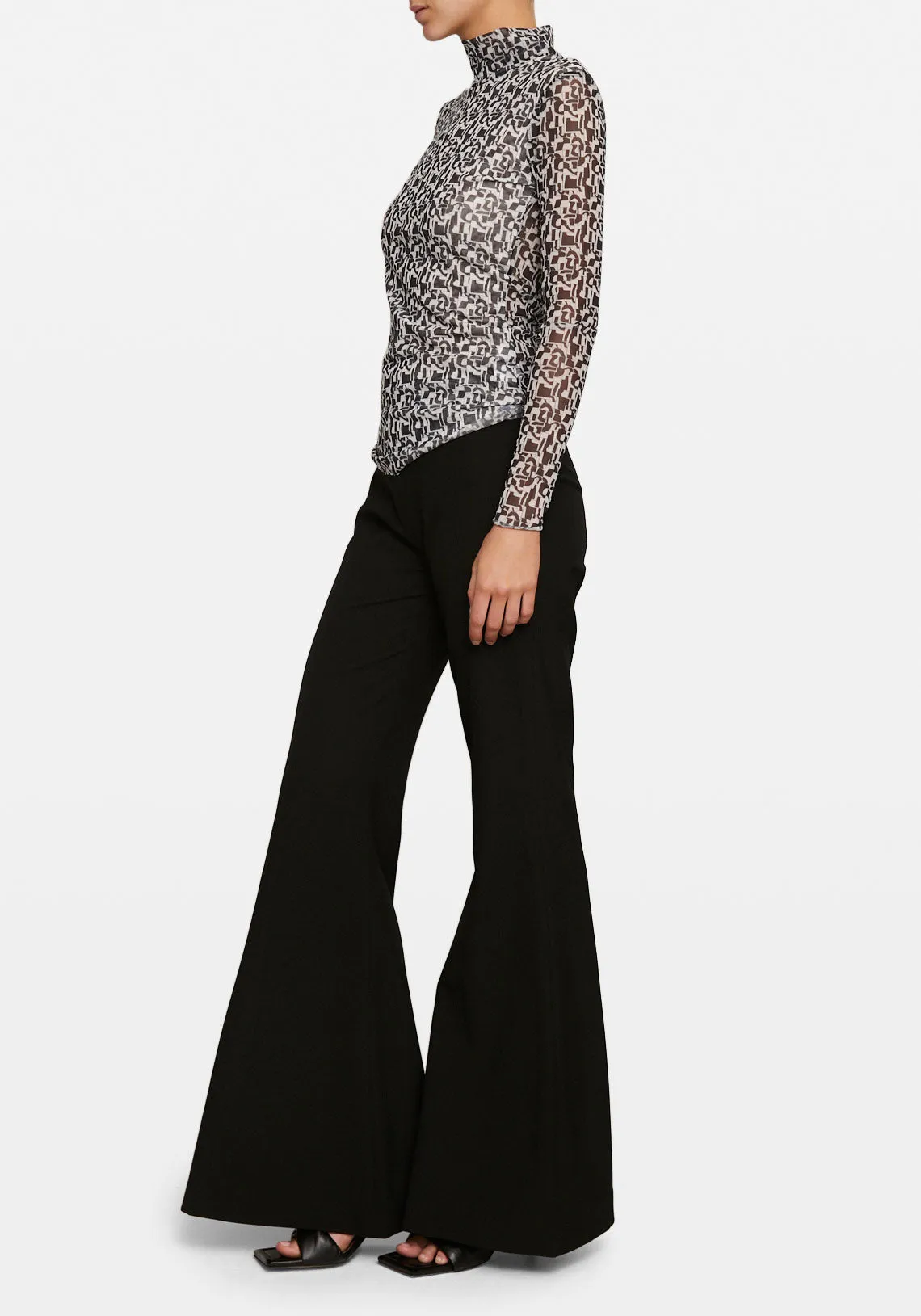 Nicole Pant Black Structure