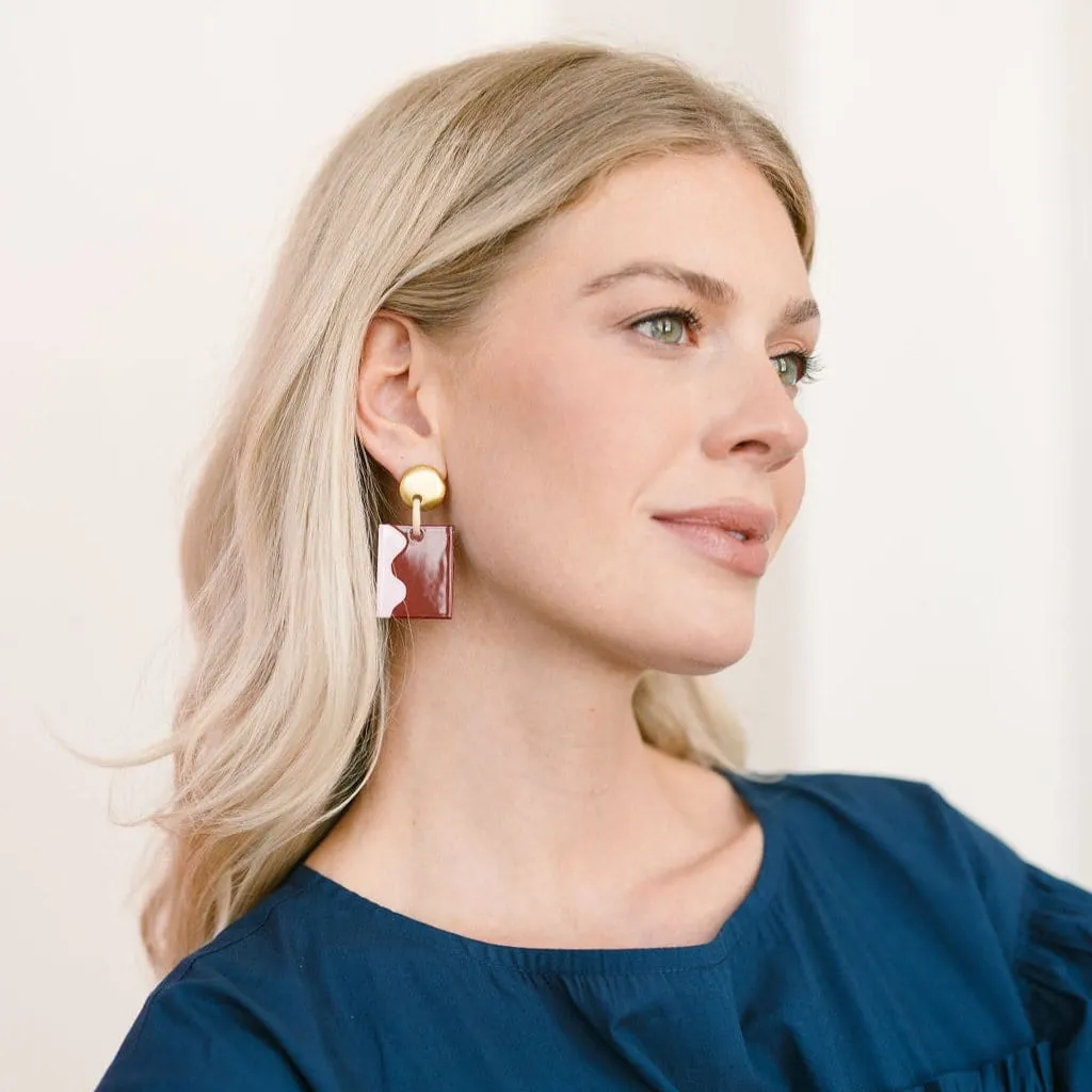 Nicvatole Block Earrings