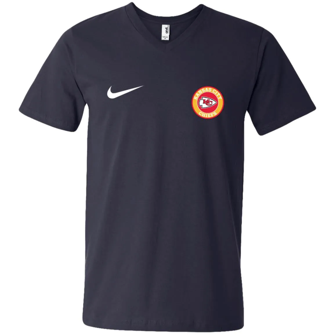 Nike Kansas City Chiefs Nfl Football Men V-Neck T-Shirt