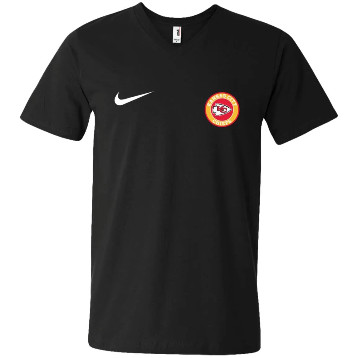 Nike Kansas City Chiefs Nfl Football Men V-Neck T-Shirt
