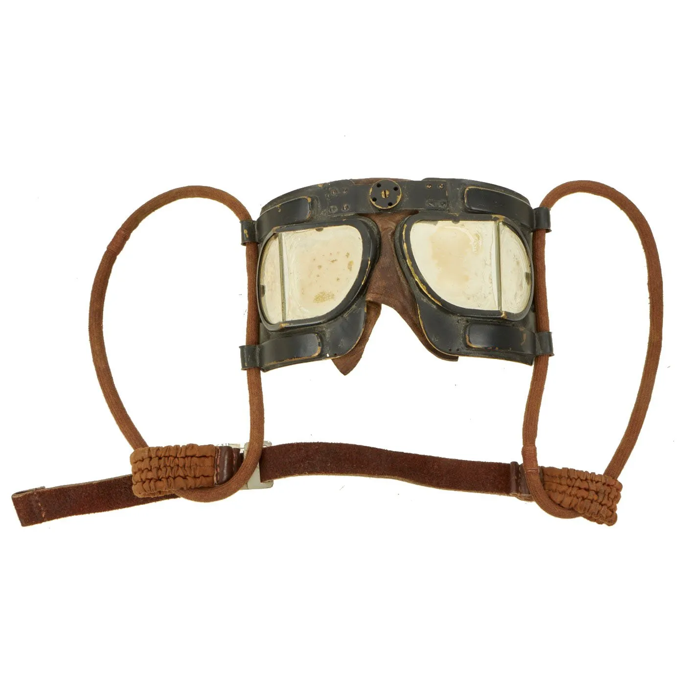 Original British RAF Battle of Britain 1939 Dated and Named Type B Flying Helmet by Wareing with MK IVB Goggles