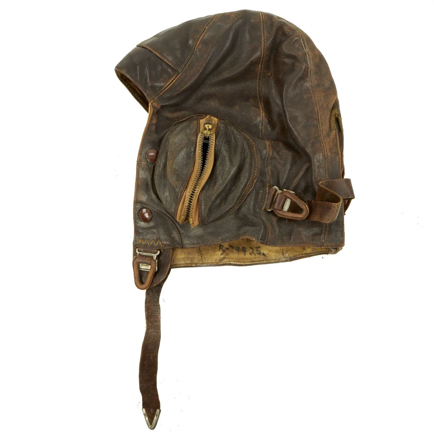 Original British RAF Battle of Britain 1939 Dated and Named Type B Flying Helmet by Wareing with MK IVB Goggles