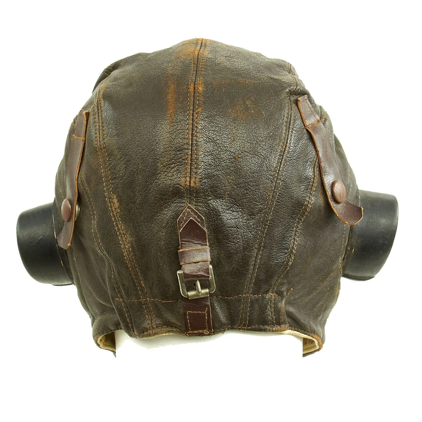 Original British WWII RAF Type C Leather Flying Helmet