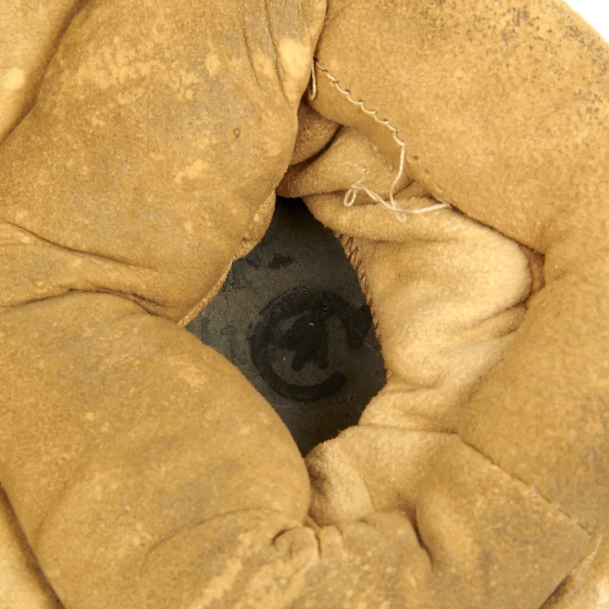 Original Canadian WWII RAF Named Type B Leather Flying Helmet - Battle of Britain