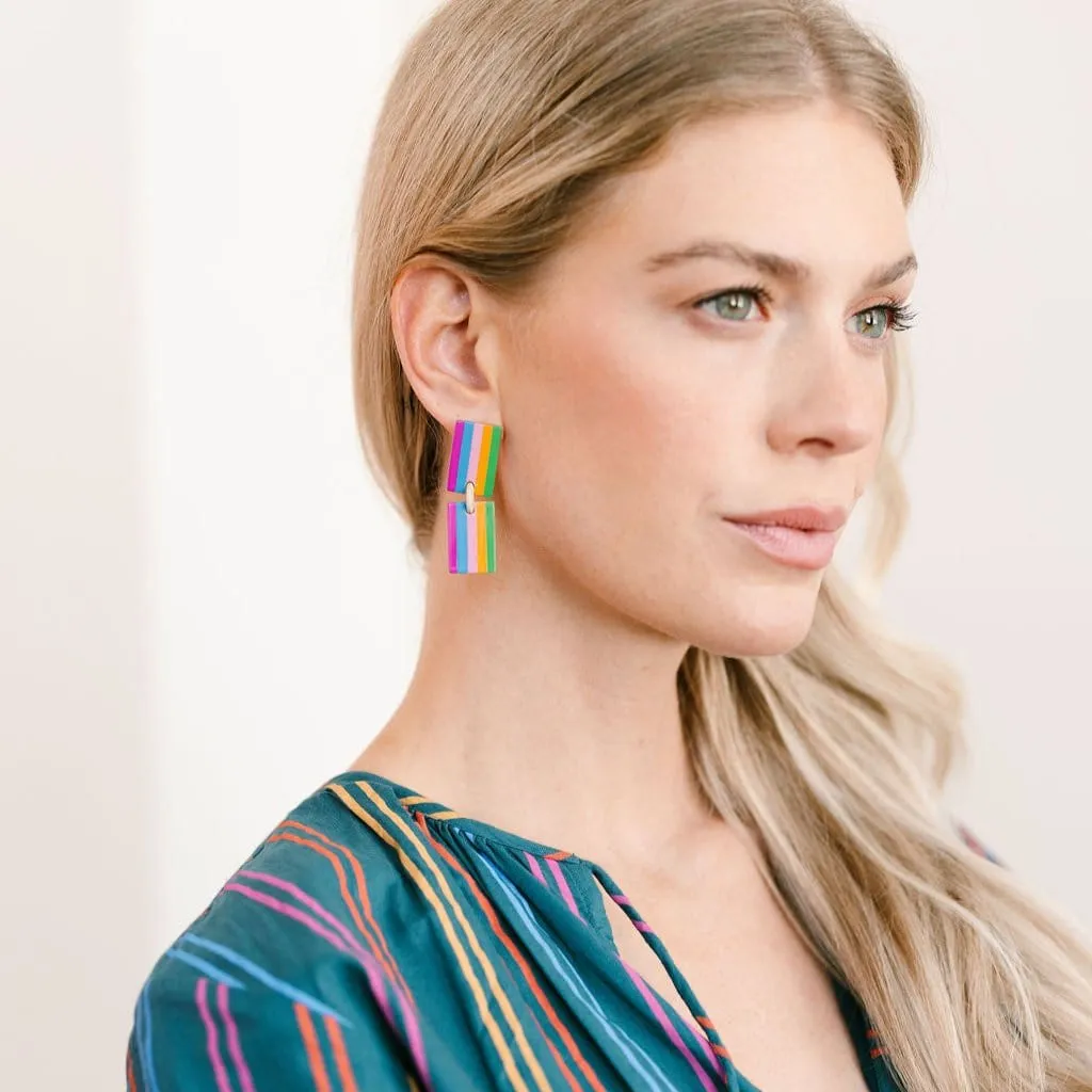 Pacific Stripe Isabella Earrings
