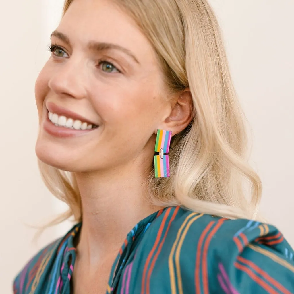 Pacific Stripe Isabella Earrings