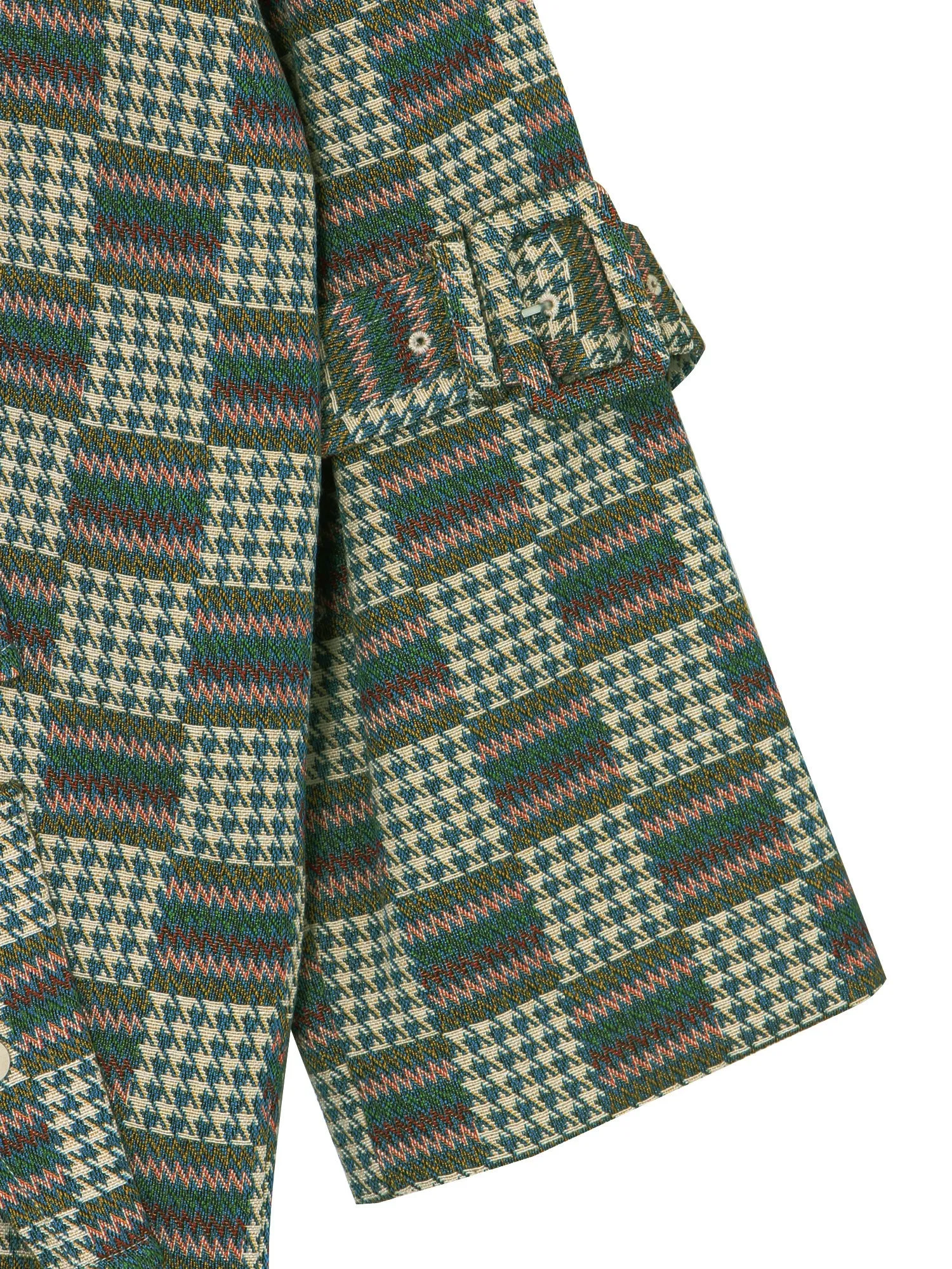 Patchwork Jacquard Coat