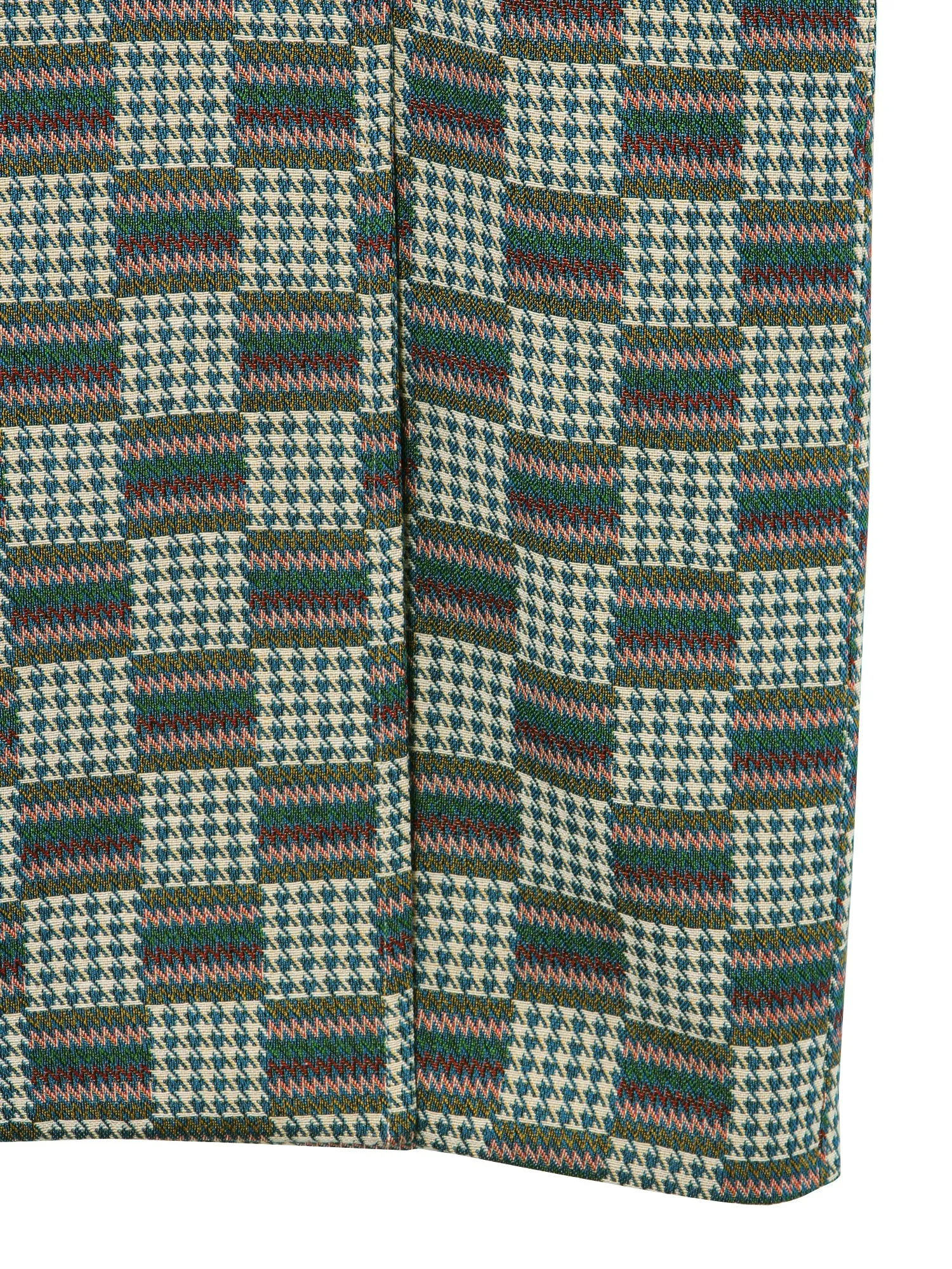 Patchwork Jacquard Coat