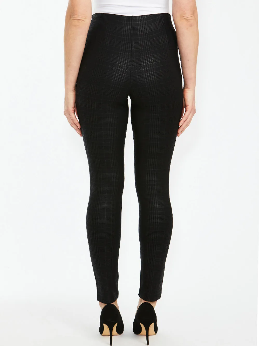 PINGPONG CHECK PRINT PONTE PANT
