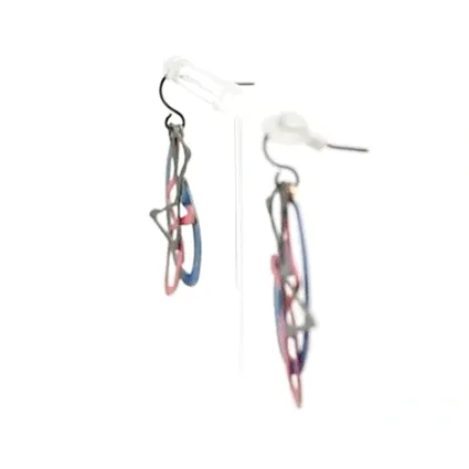 Pollock's Ghosts Earrings