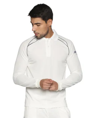 Prokick Cricket White Full Sleeve T-Shirt
