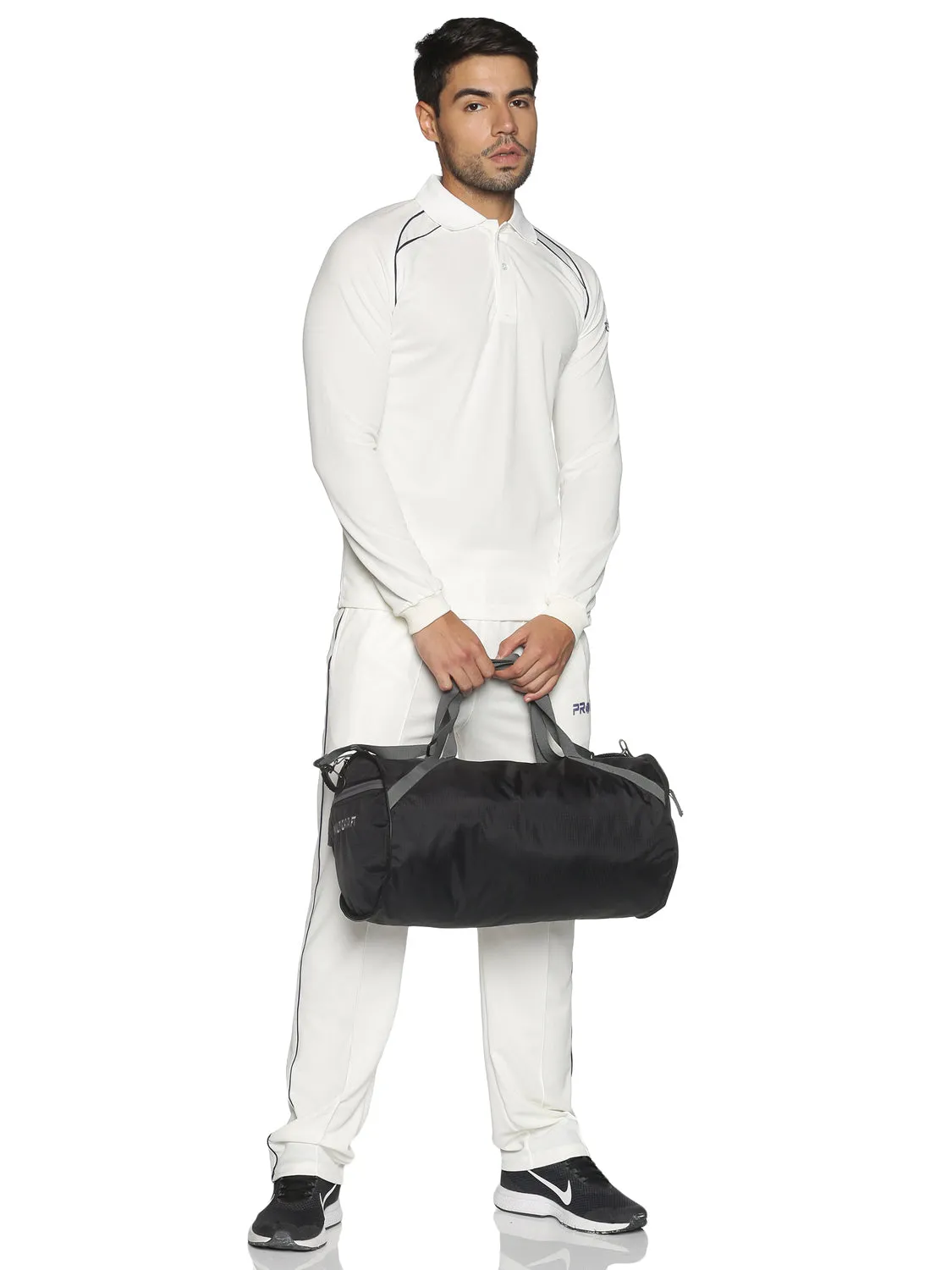 Prokick Cricket White Full Sleeve T-Shirt