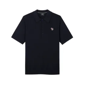 PS Paul Smith SS Polo Zebra Badge Polo Sweater 49 DK NAVY