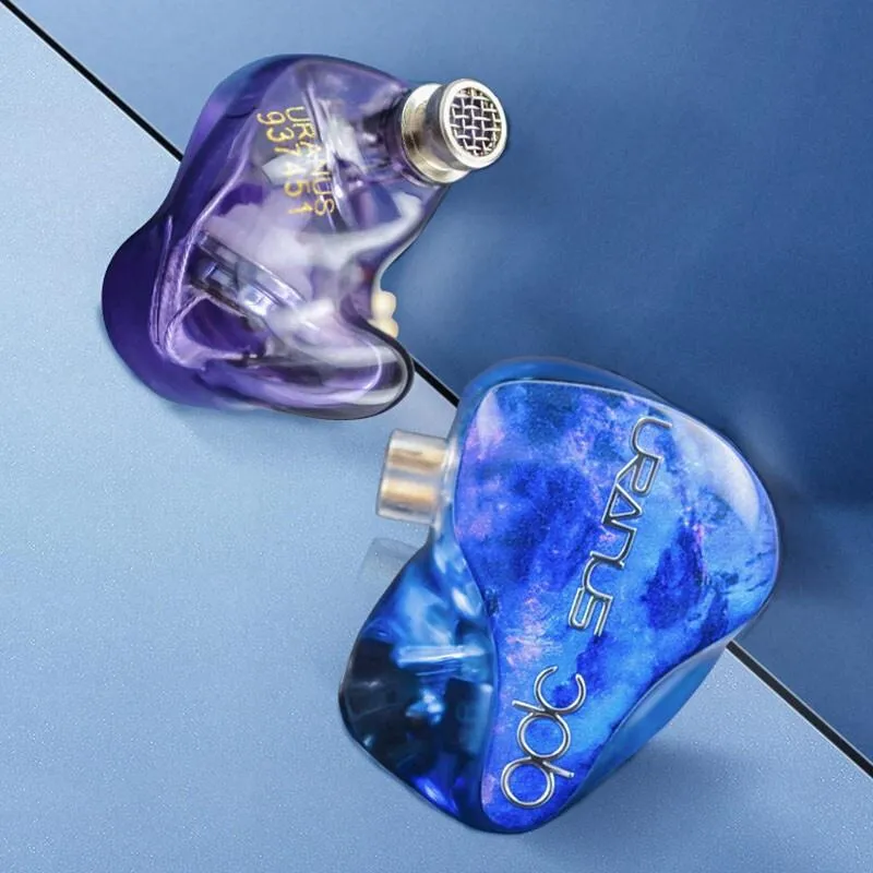 QDC Uranus Hybrid 1DD 1BA IEM In- ear Monitors Earphones