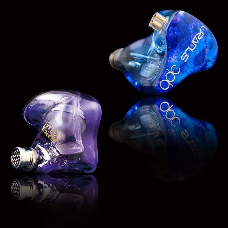QDC Uranus Hybrid 1DD 1BA IEM In- ear Monitors Earphones