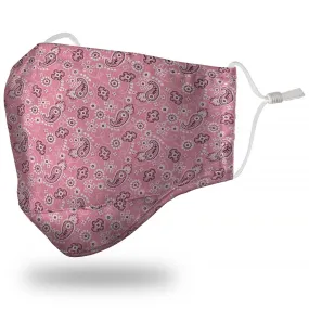 "Bandana" Pink Face Mask