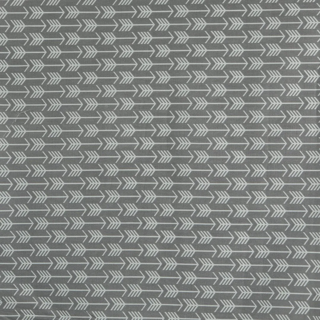 "Small Arrows" Grey Face Mask