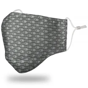 "Small Arrows" Grey Face Mask