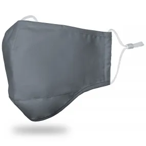 "Solid" Grey Face Mask