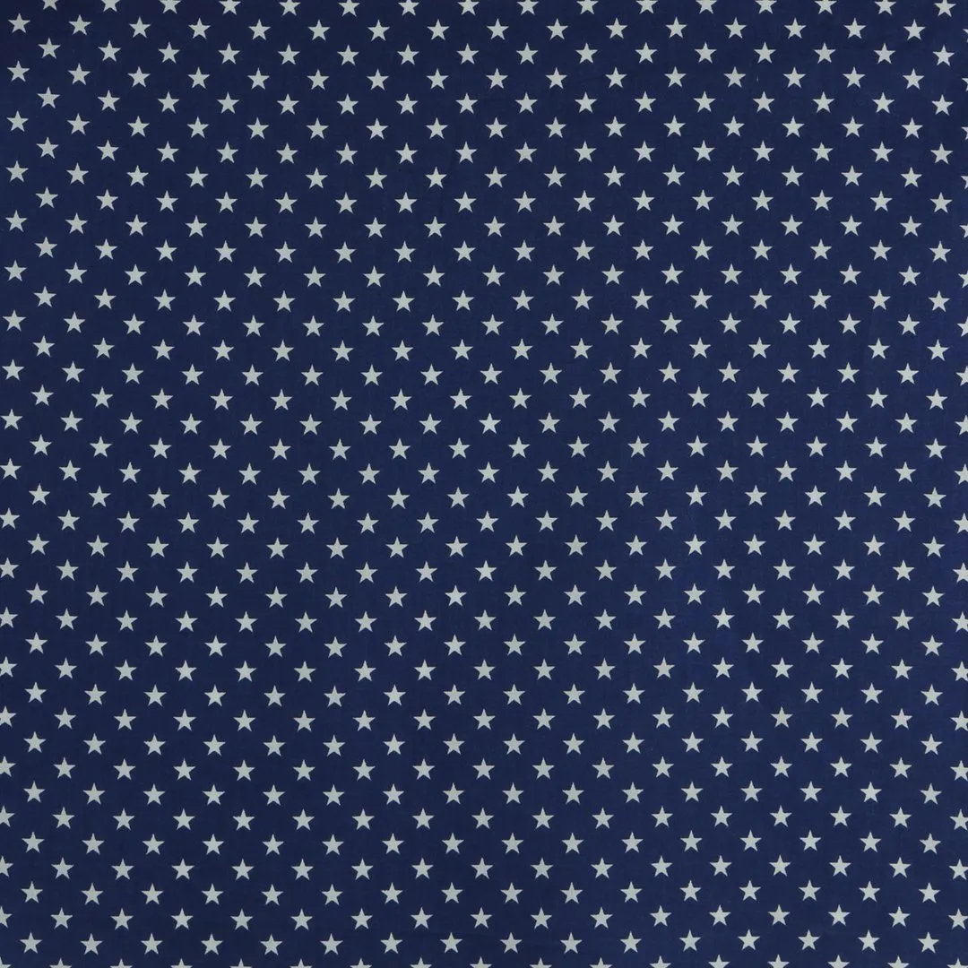 "Stars" Blue & White Face Mask