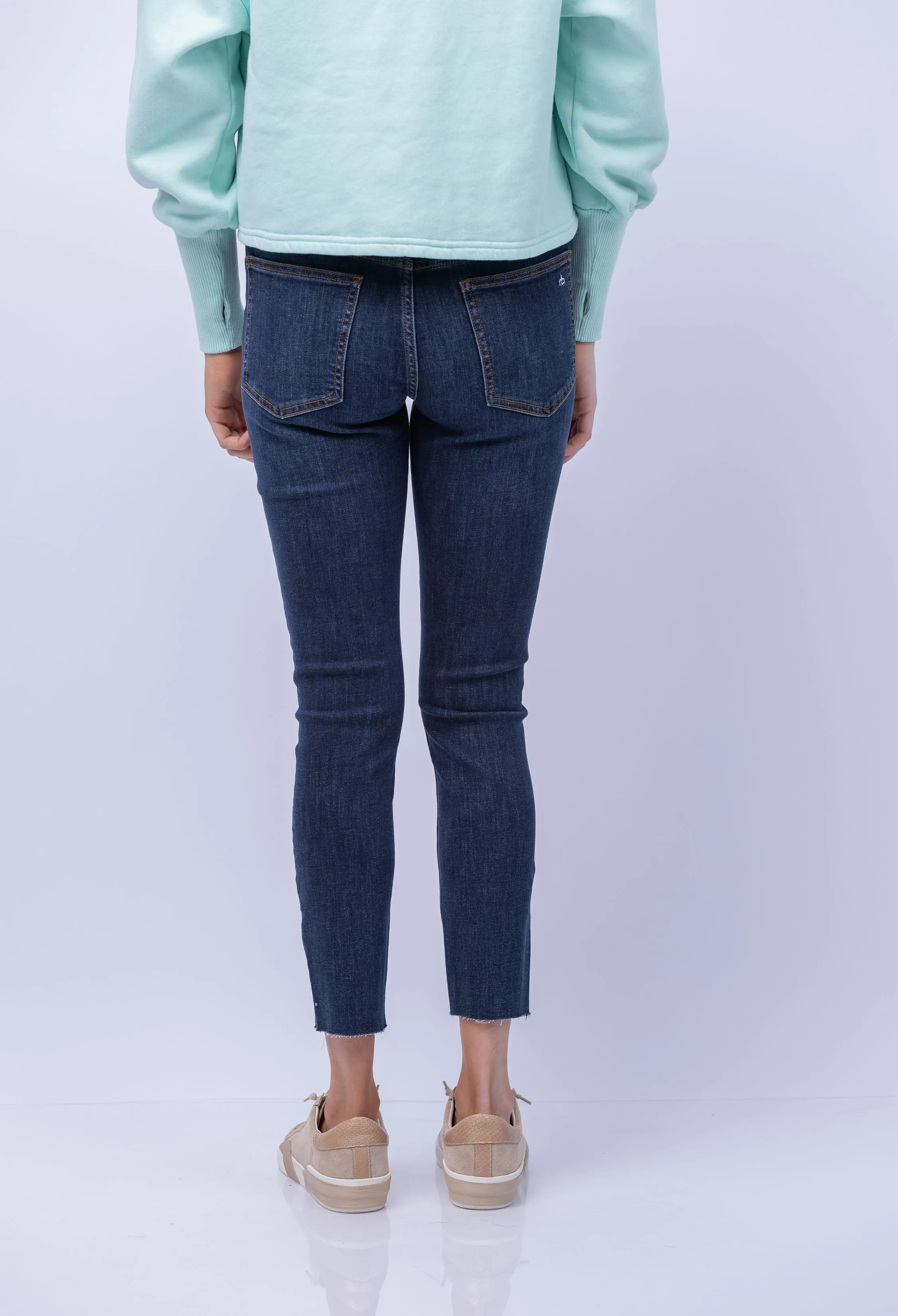 Rag & Bone Cate Midrise Skinny in Sienna Denim