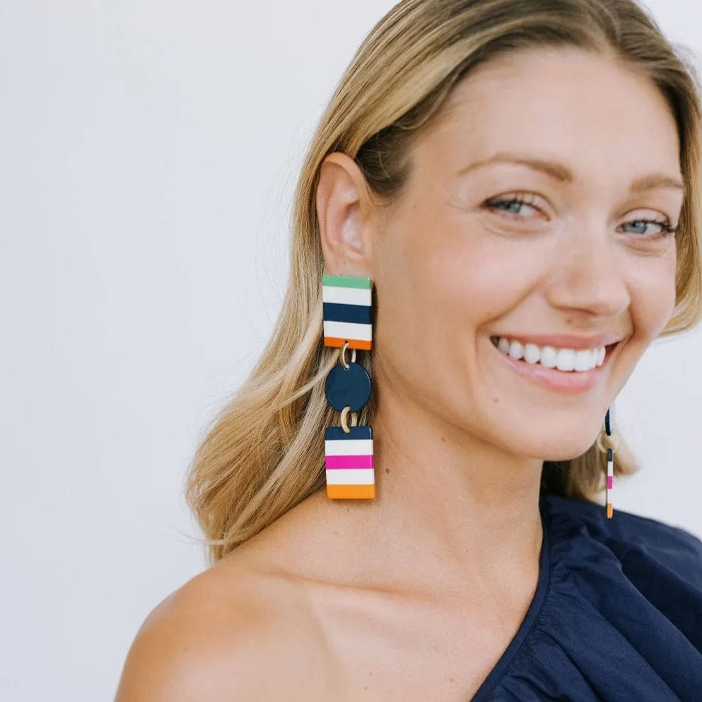 Rainbow Boardwalk Earrings