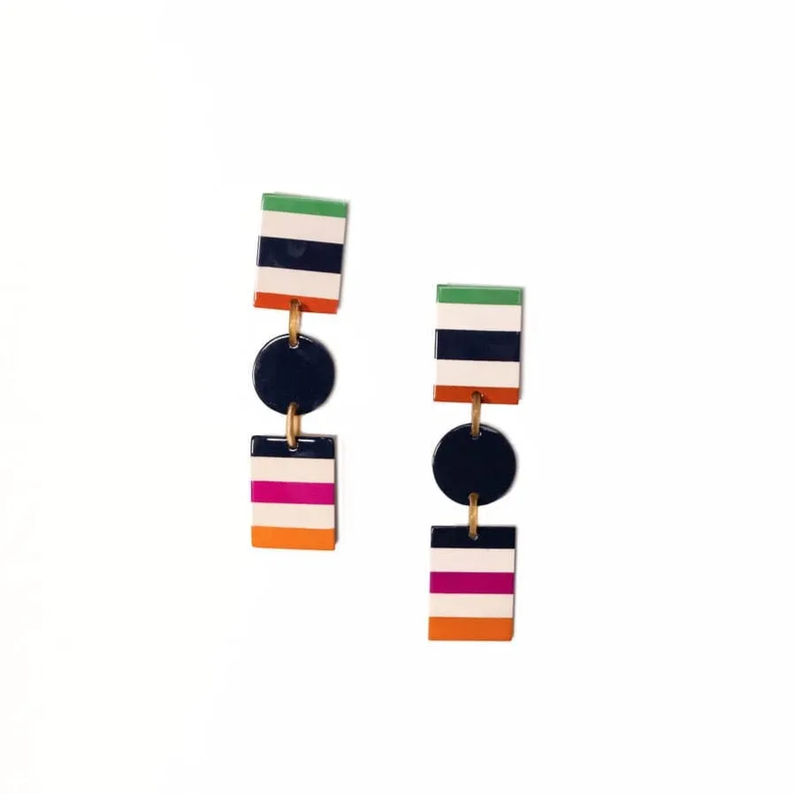 Rainbow Boardwalk Earrings