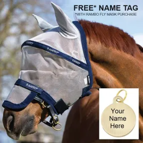 Rambo® Plus Fly Mask   FREE Custom Name Tag!