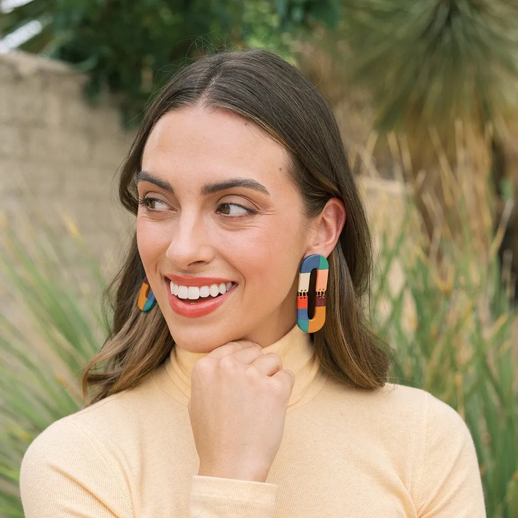 Rancher Oval Earrings