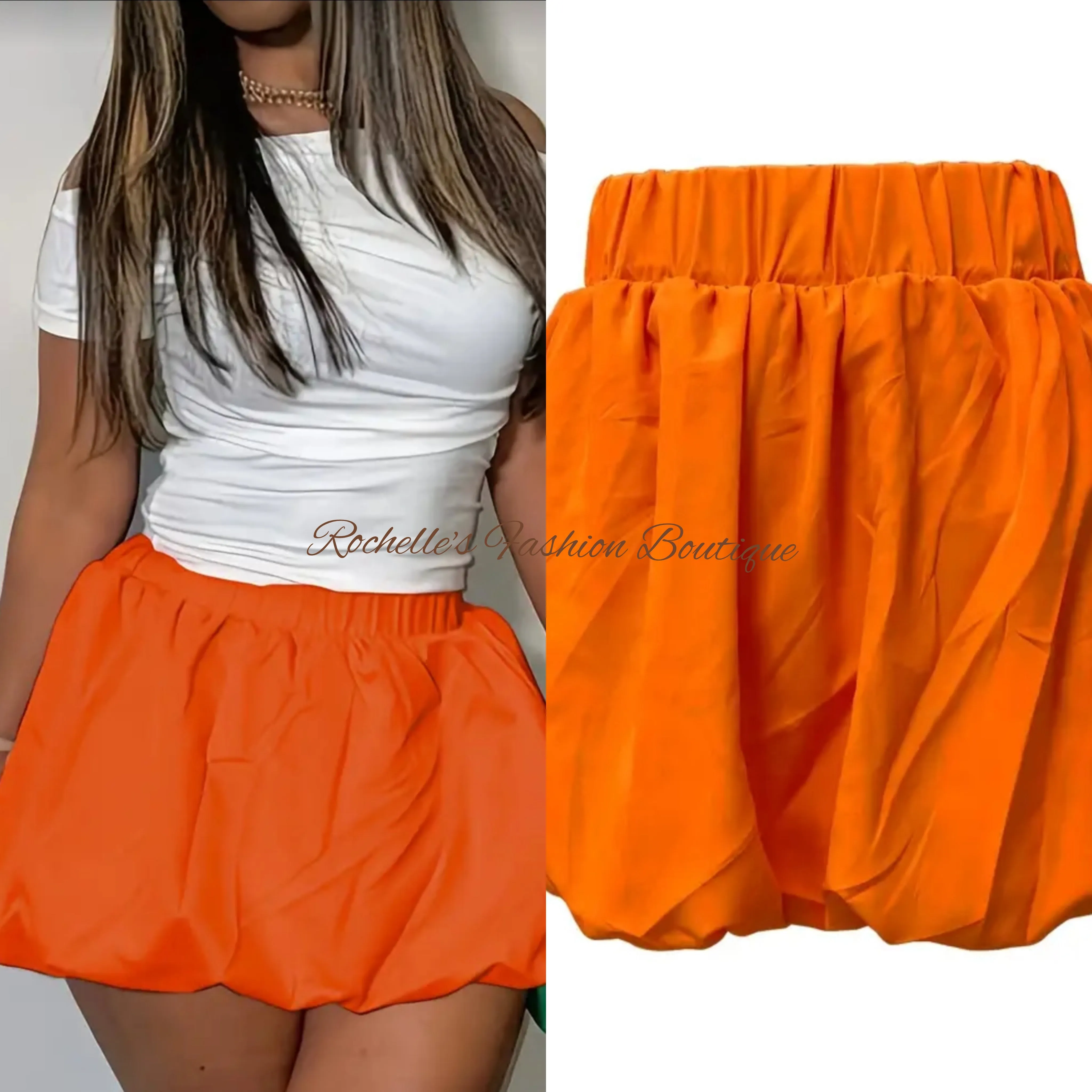 Red Bubble Skirt