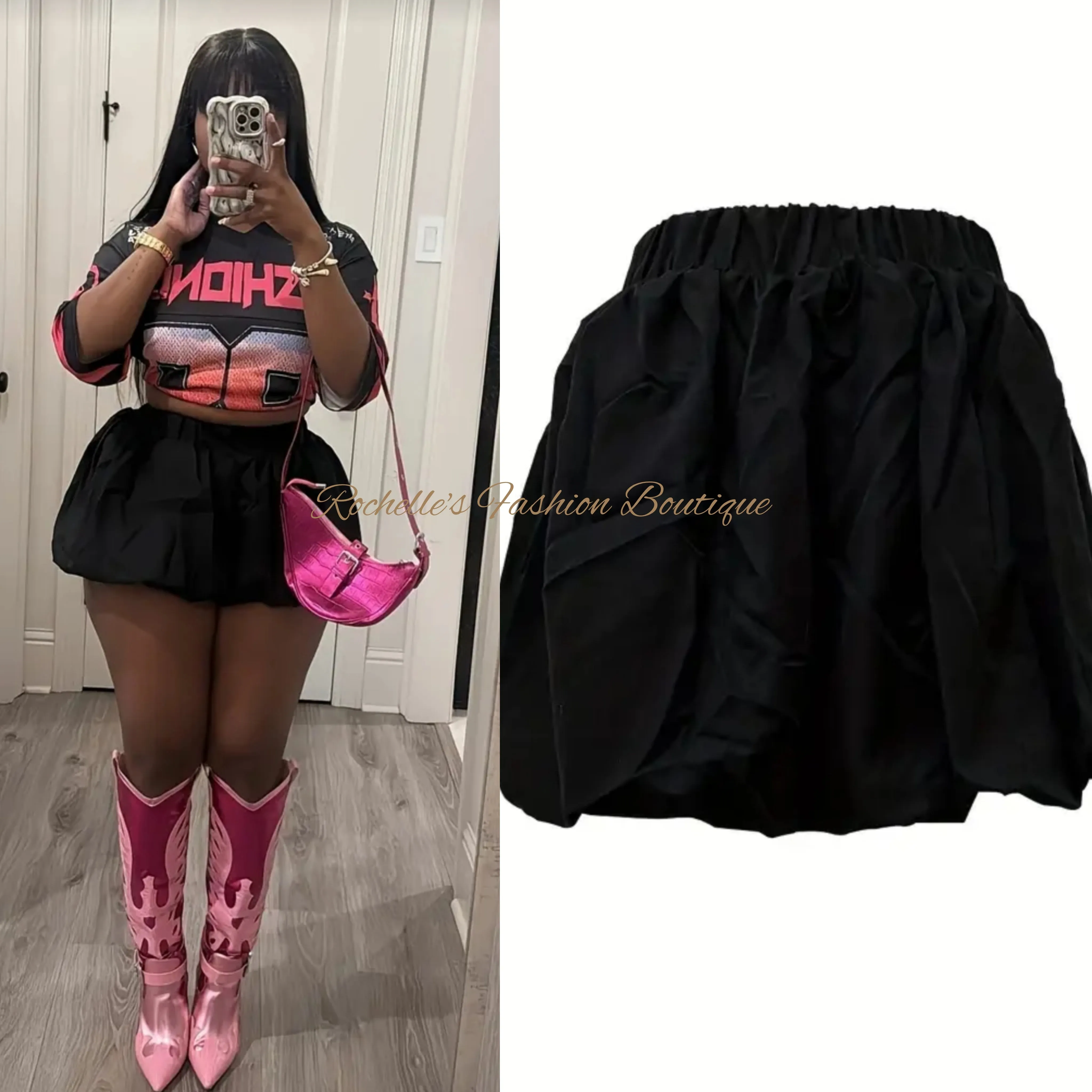 Red Bubble Skirt