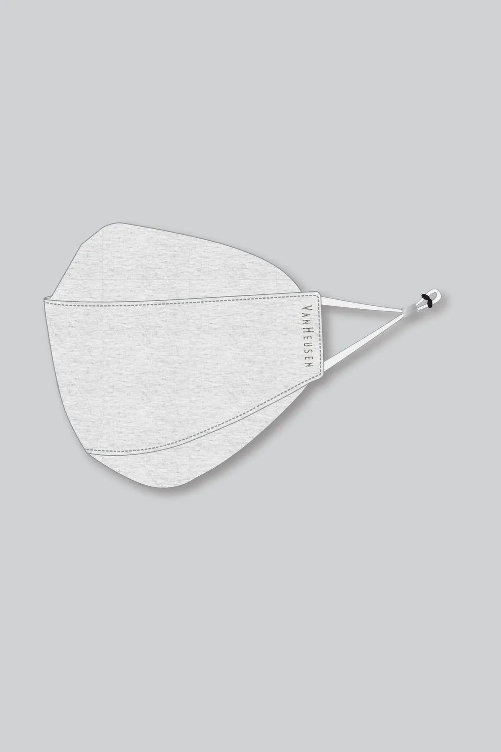 Reusable Cotton Face Mask Light Grey for Ladies (Pack of 3)