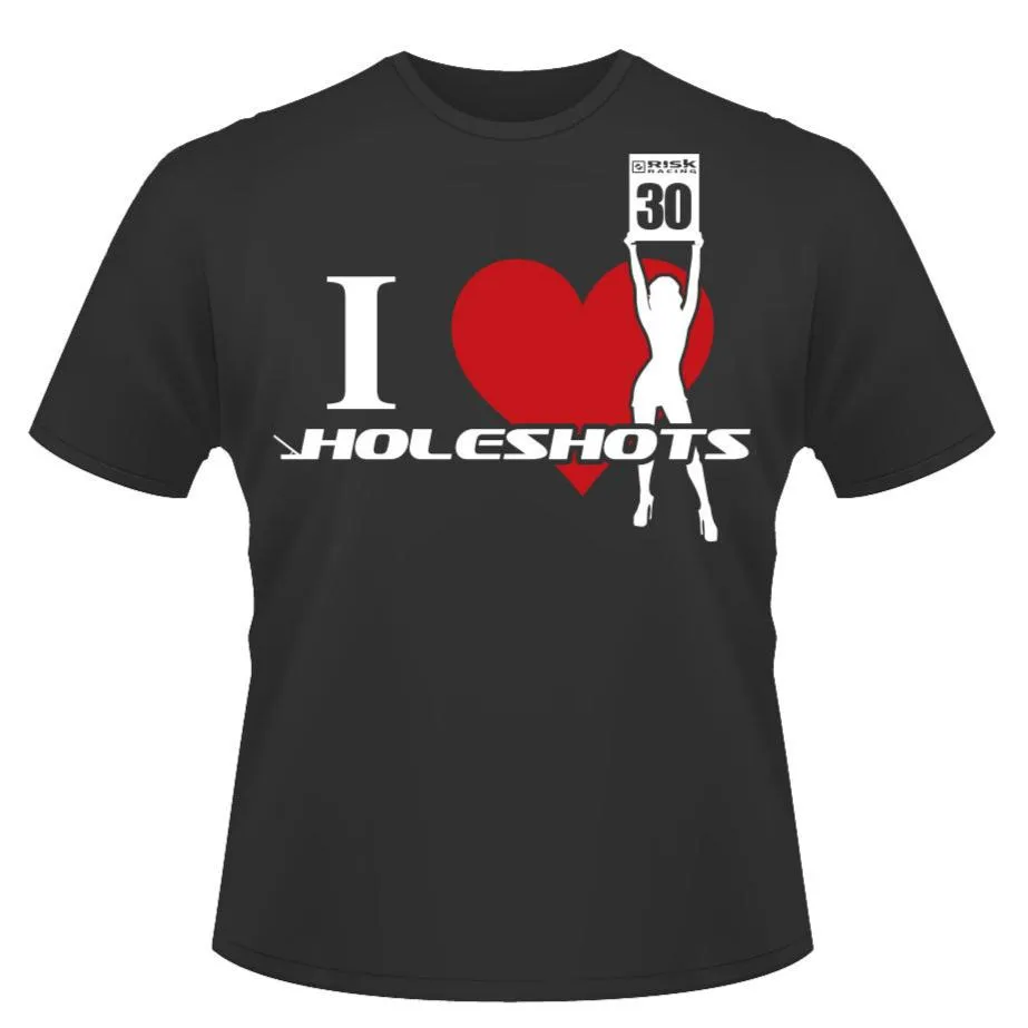 Risk Racing I Heart Holeshots Motocross T-Shirt