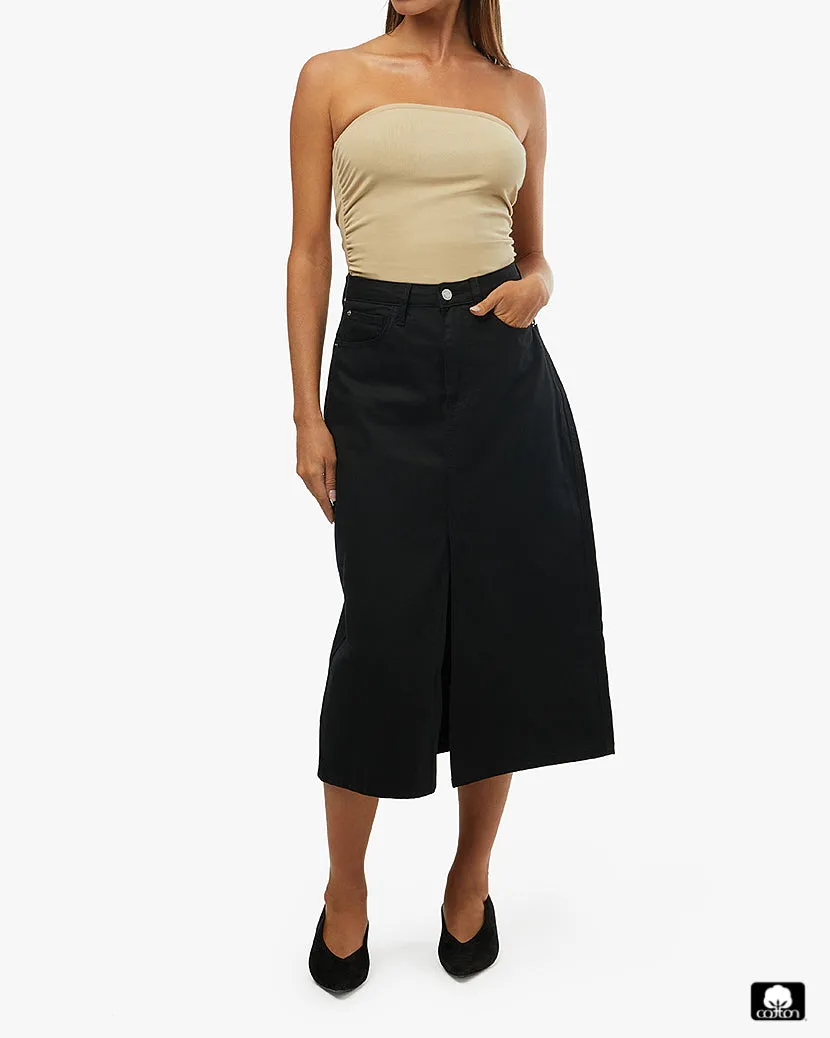 Ruched Strapless Bodysuit