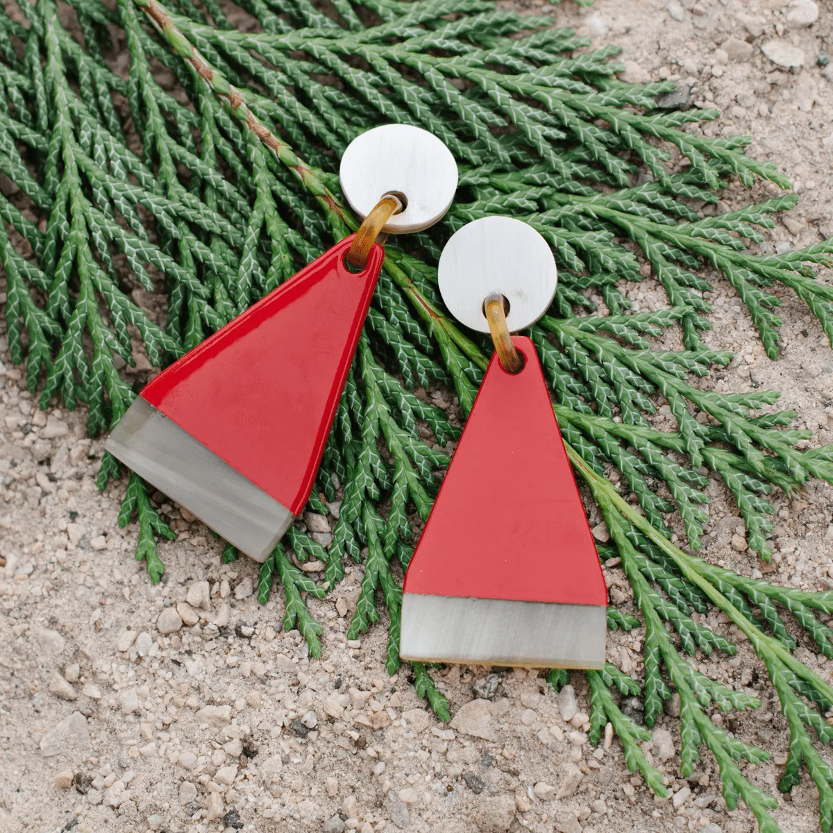 Santa Dangle Earrings