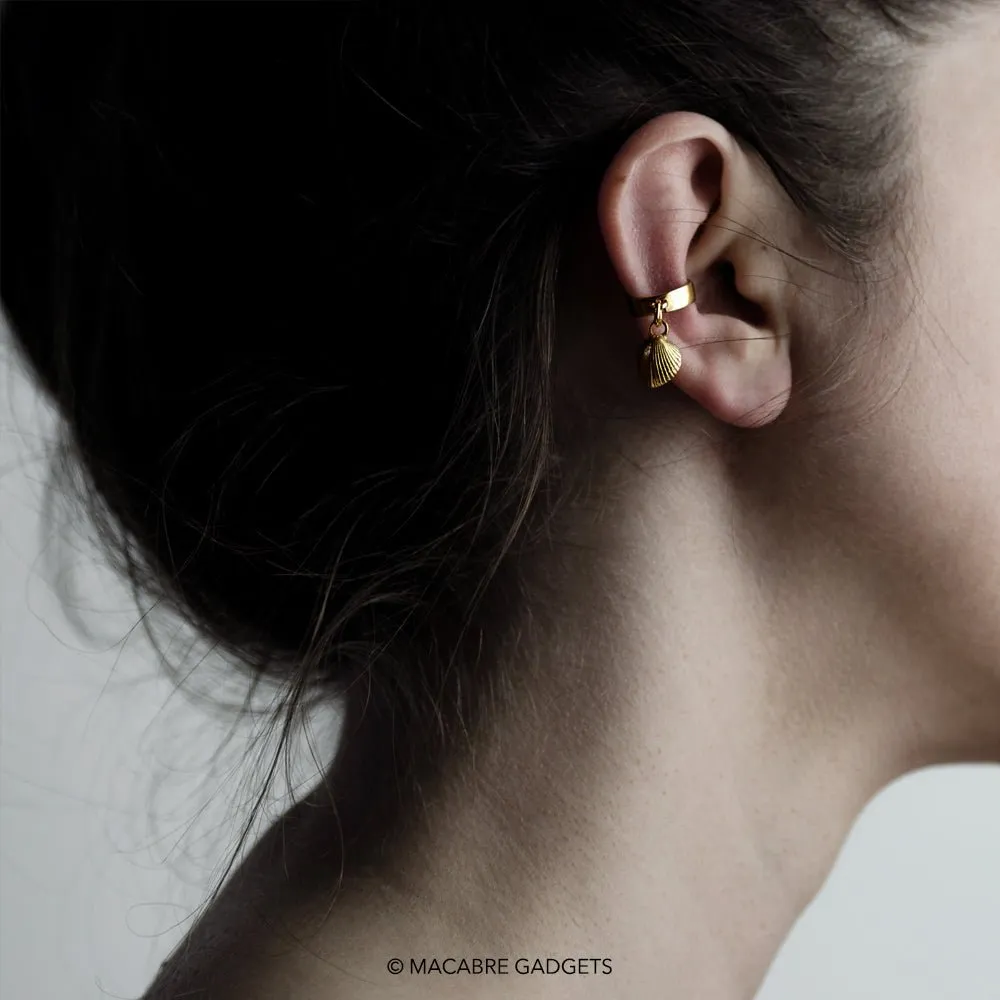 Seashell ear cuff