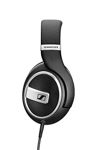 Sennheiser HD 599 Special Edition Wired, Over The Ear Audiophile Headphones with E.A.R. Technology for Wide Sound Field, Open-Back Earcups, Detachable Cable (Black) Without Mic. 2-Year Warranty.