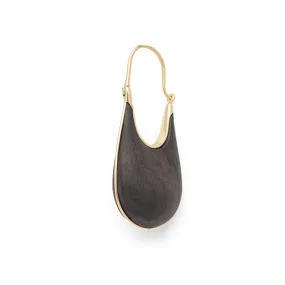 Single Doric Mpingo Earring